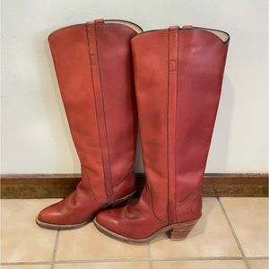 Vintage Frye Campus Tall Leather Boots 7350